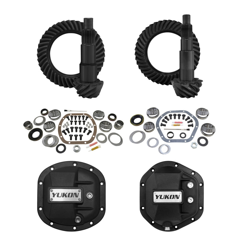 Yukon 07-17 Jeep JK (Non Rubicon) Re-Gear Kit w/Covers - Dana 30/44 5.13 24 Spline - Front & Rear - YGK014STG2