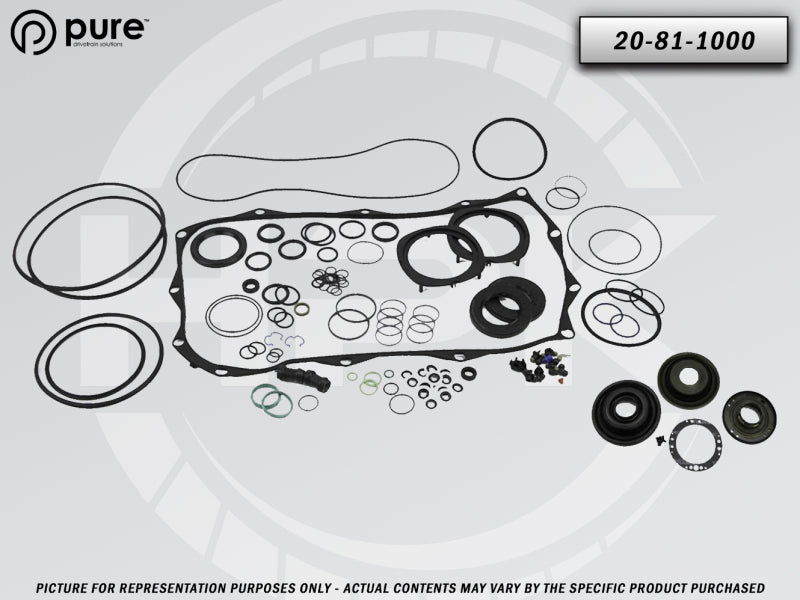Pure Drivetrain 8HP80 High Performance Transmission Master Seal Kit - RWD - 20-81-1000