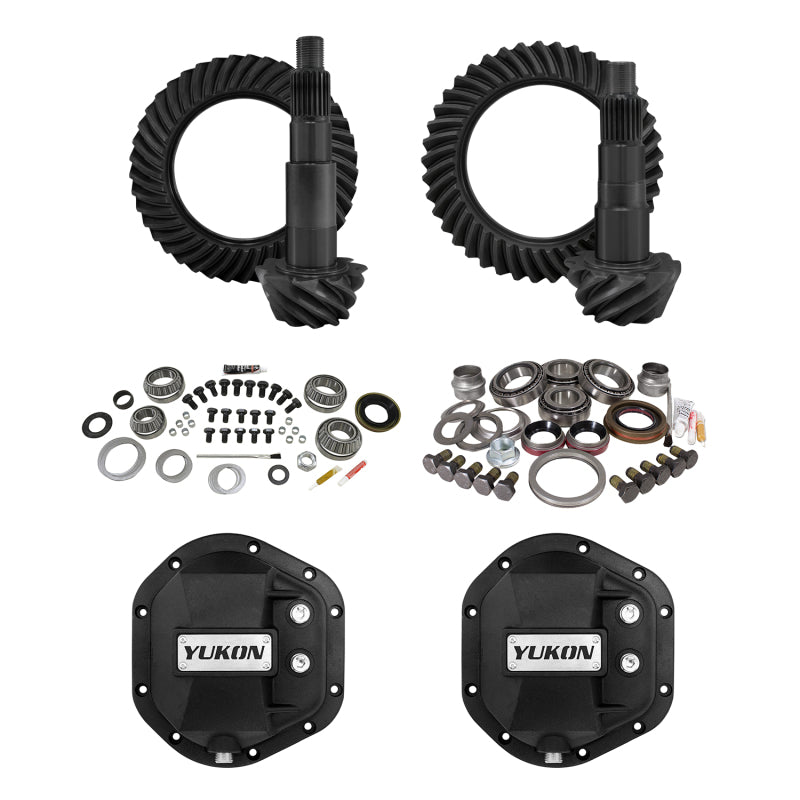 Yukon Gear Jeep JK Stage 2 Re-Gear Kit w/ Covers for Dana 44 5.38 Ratio 24 Spline - YGK017STG2