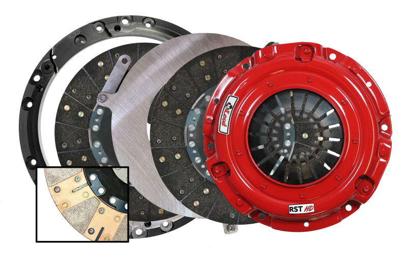 McLeod Racing RST HD Twin - Modular Steel Base Plate - 10-14 GT500 - 1-1/8 x 26 Spline - 6975-07MD