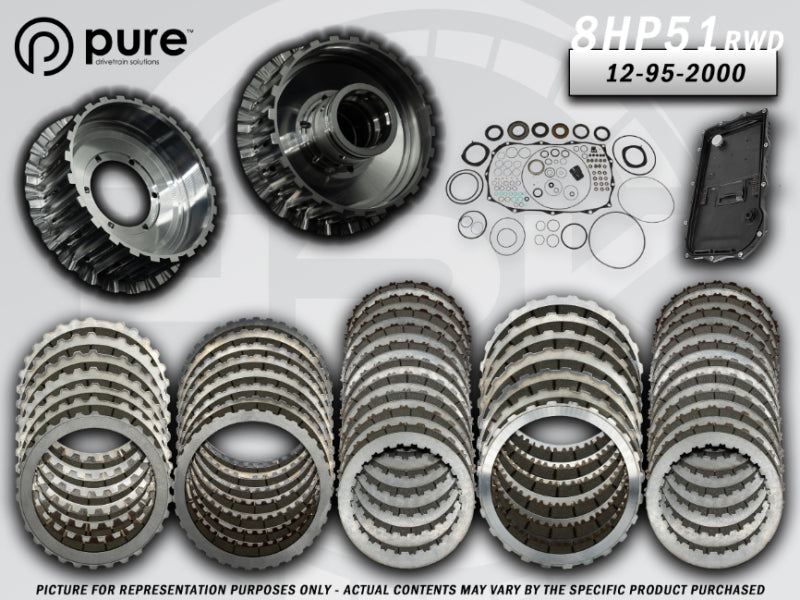 Pure Drivetrain 8HP51 High Performance Transmission Hard Parts Kit - RWD - Stage 2 - 12-95-2000