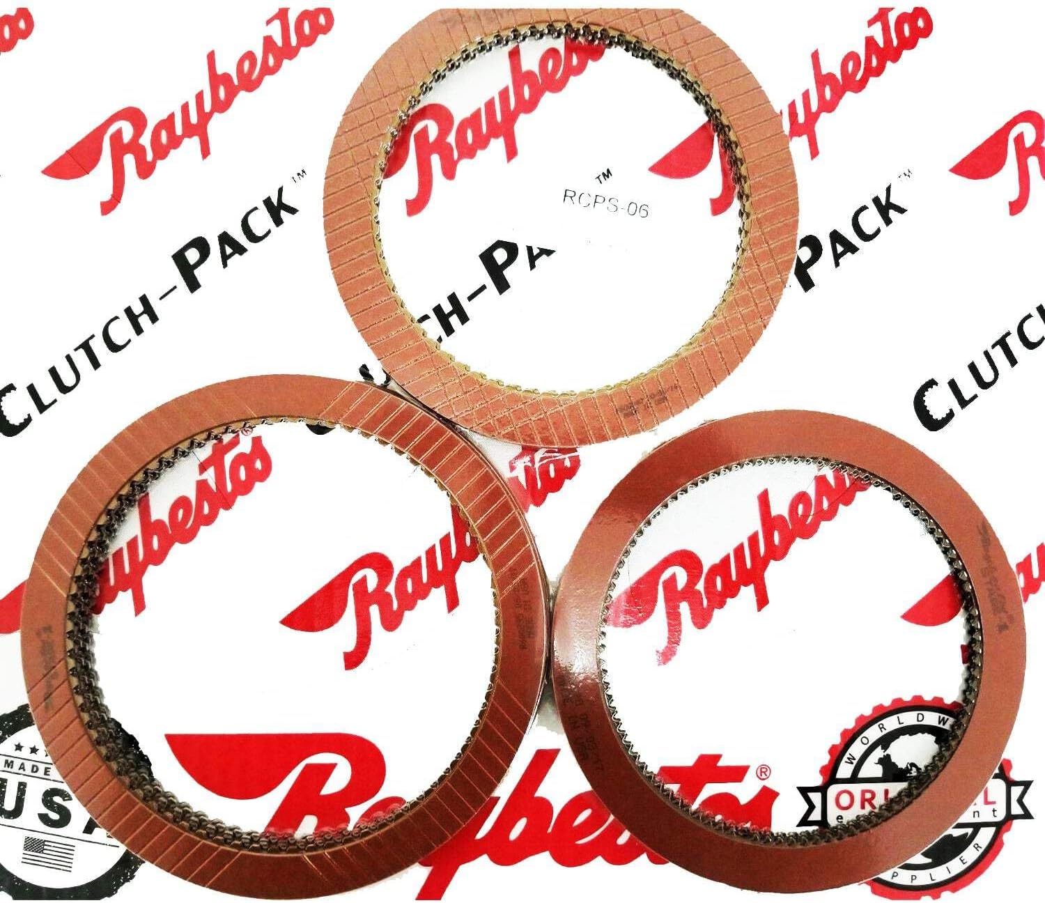 C6 Raybestos Stage 1 Red Friction Clutch Pack 66-On OEM
