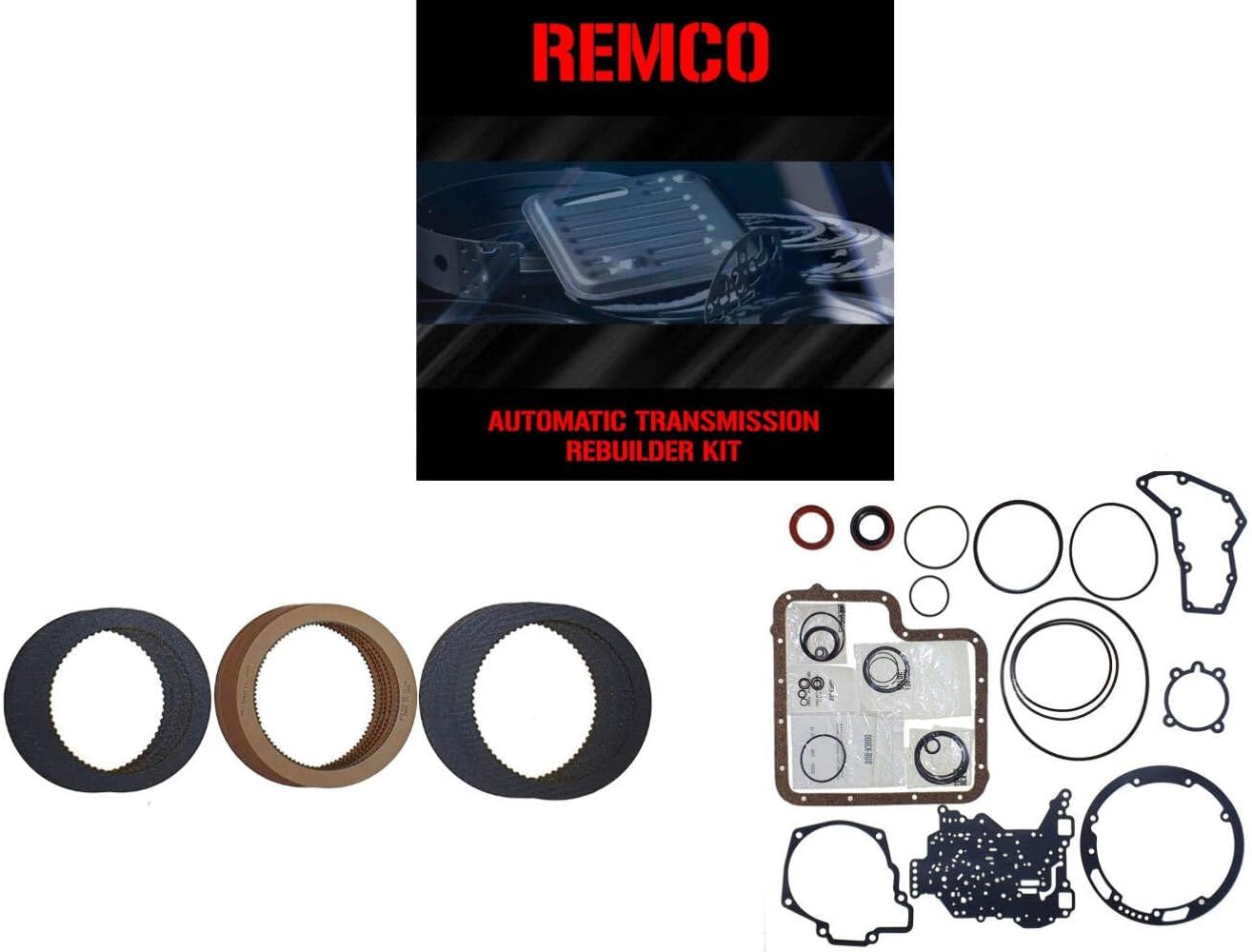 C6 Transmission Rebuild Kit with Gaskets, Seals & Friction Plates OEM