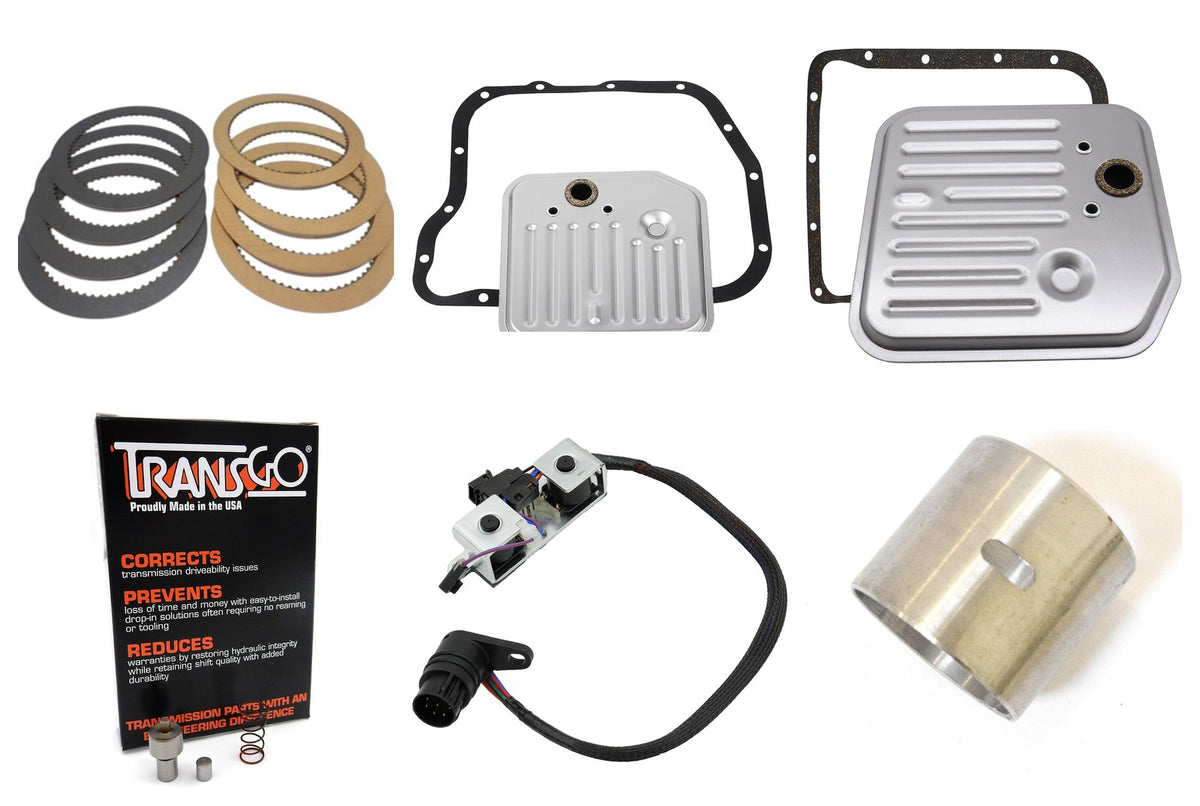 48RE Master Rebuild Kit - Frictions & Steels, Gaskets & Seals, Filter, Shift Kit, Servo, Solenoids, Bushings (7-Piece)