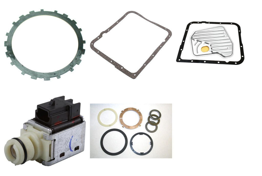 4L60E Master Rebuild Kit - Frictions & Steels, Gaskets & Seals, Filter, Shift Kit, Servo, Solenoids, Bushings (7-Piece)