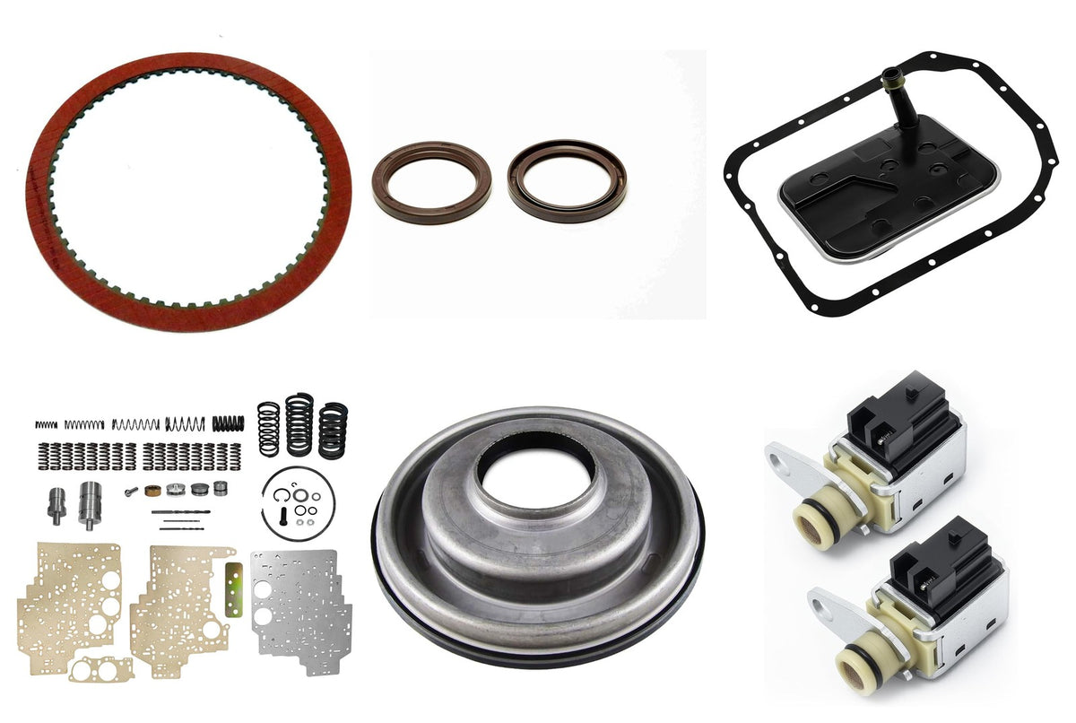 4L80E Master Rebuild Kit - Frictions & Steels, Gaskets & Seals, Filter, Shift Kit, Servo, Solenoids (6-Piece)