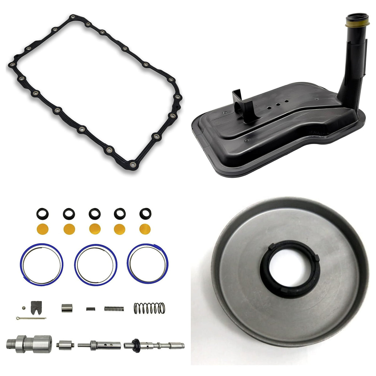 6L80 Advanced Rebuild Kit - Frictions & Steels, Gaskets & Seals, Filter, Shift Kit, Servo (5-Piece)