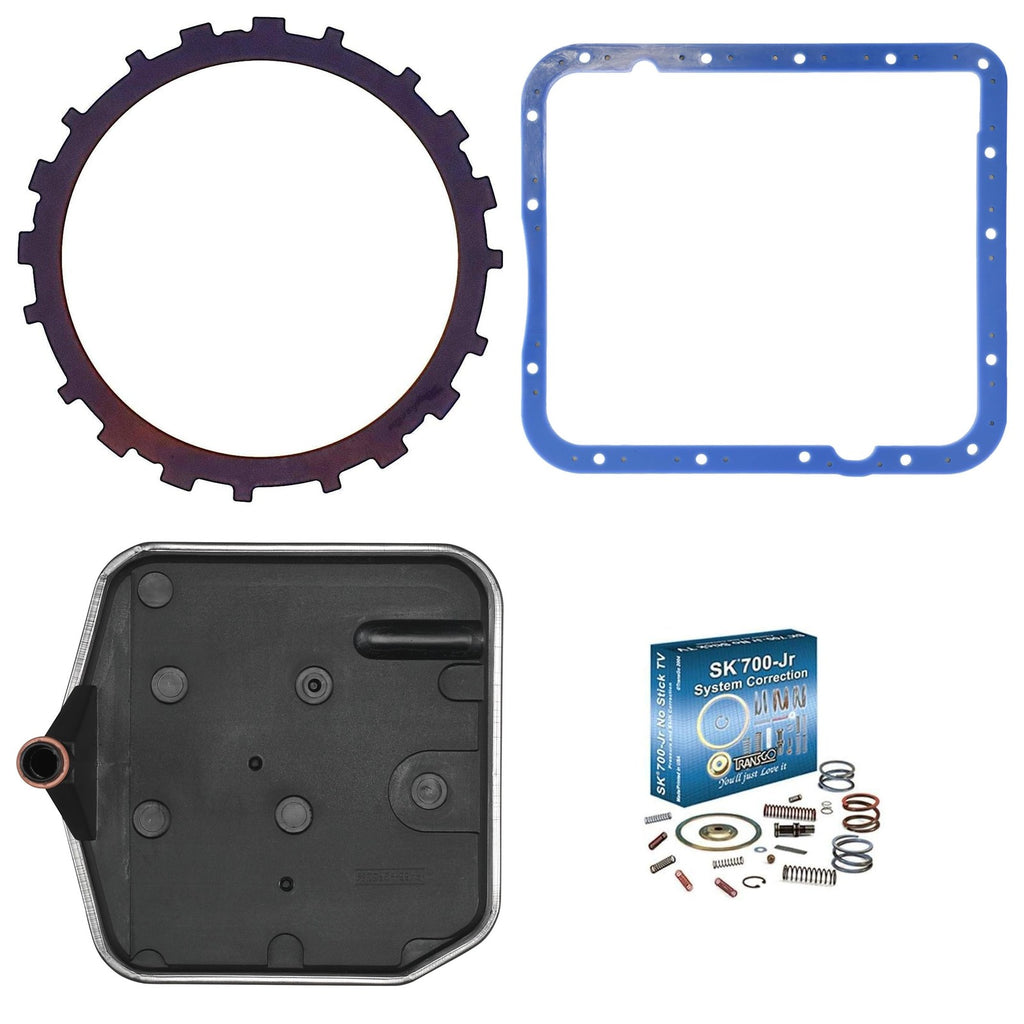 700R4 Advanced Rebuild Kit - Frictions & Steels, Gaskets & Seals, Filter, Shift Kit, Servo (5-Piece)