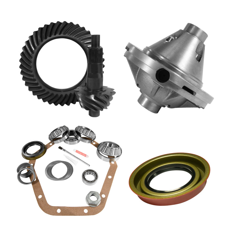 Yukon Gear 10.5in GM 14 Bolt 4.11 Rear Ring & Pinion Install Kit 30 Spline Positraction - YGK2126