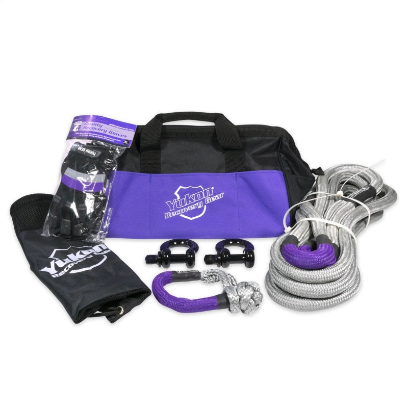 Yukon Gear Recovery Gear Kit w/7/8in Kinetic Rope - YRGKIT-1
