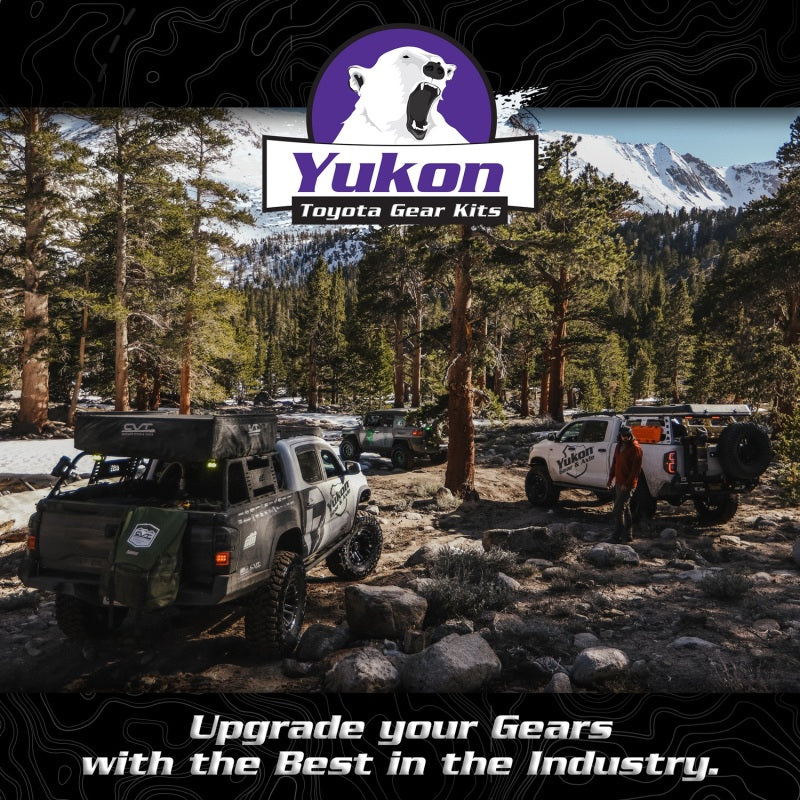Yukon Gear Ring & Pinion Gear Kit Front & Rear for Toyota 8/8IFS Diff (w/Factory Locker) 4.11 Ratio - YGKT006-411-4