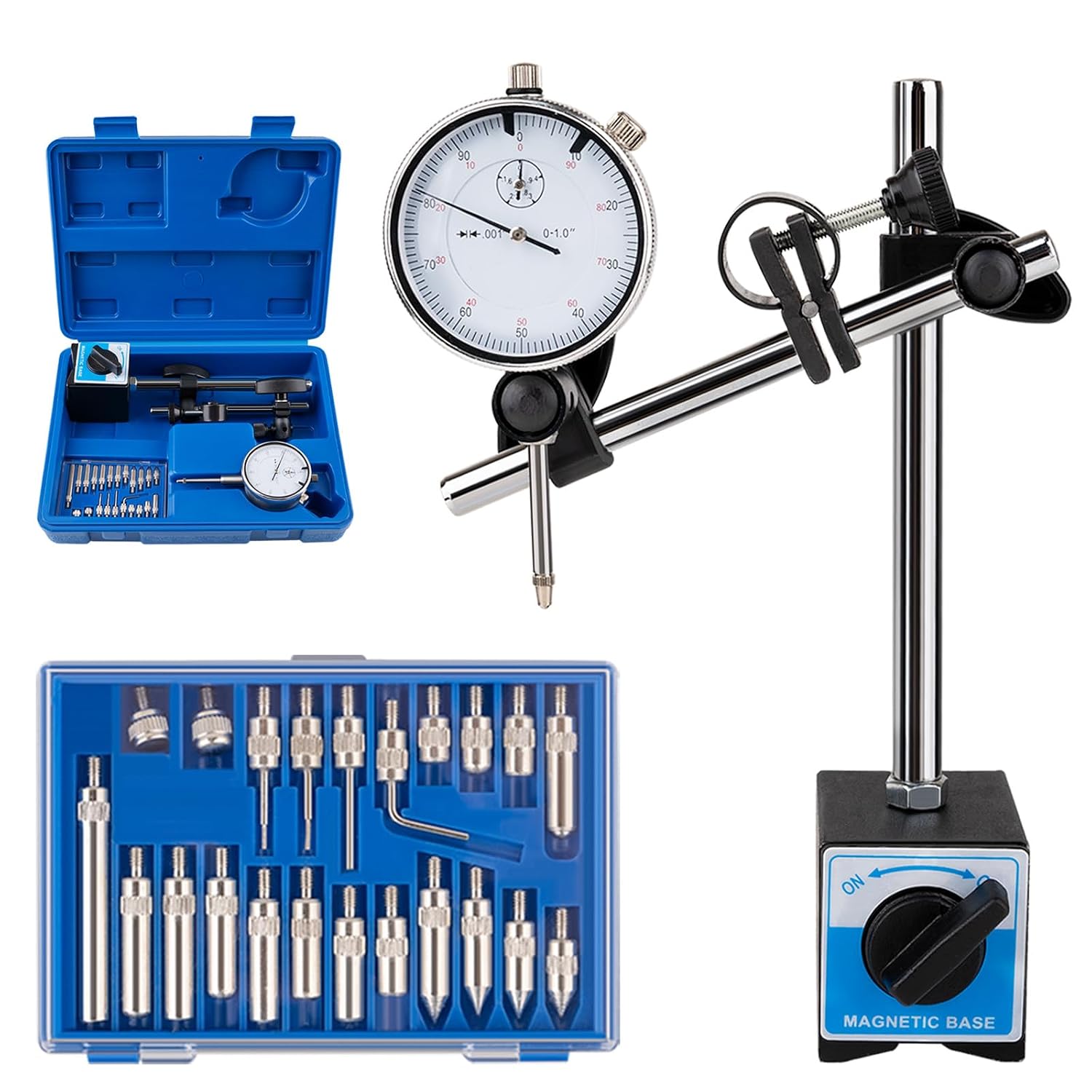 Dial Indicator Set with Magnetic Base OEM