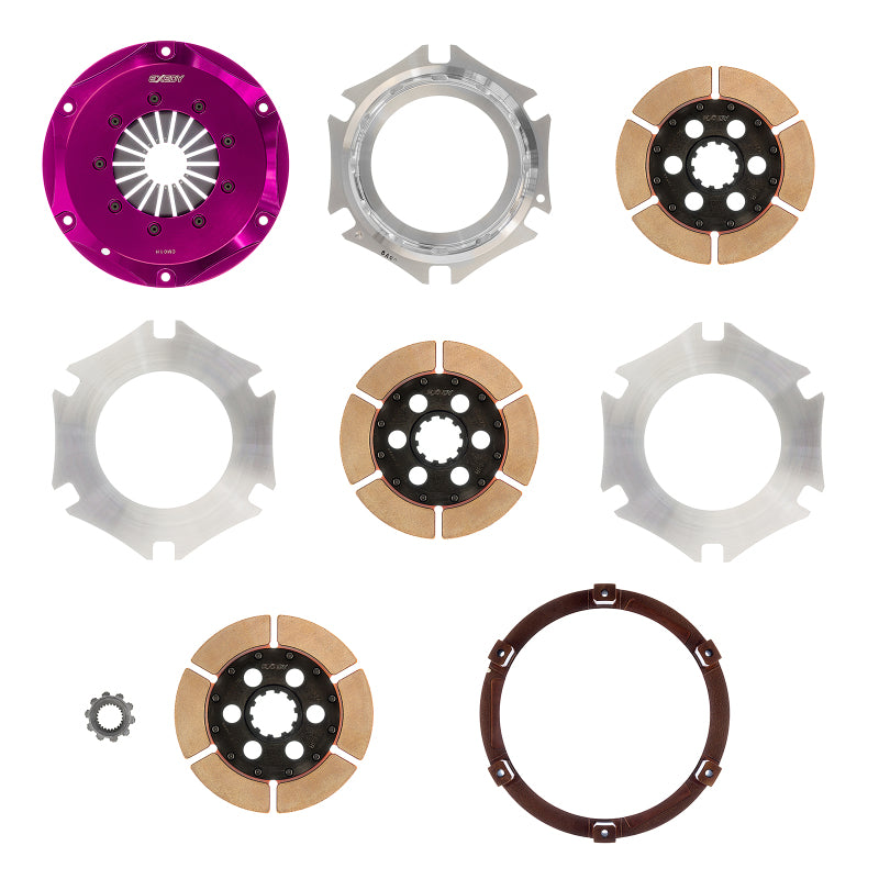 Exedy Universal Builder Series Triple Metallic Clutch Does NOT Incl FW Req. Custom Clutch Actuation - FMR300