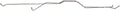 E4OD 5/16 in. OE Steel Transmission Cooler Lines 2-Piece Ford F350 F250 4WD Inline Tube 1996-1997 OEM