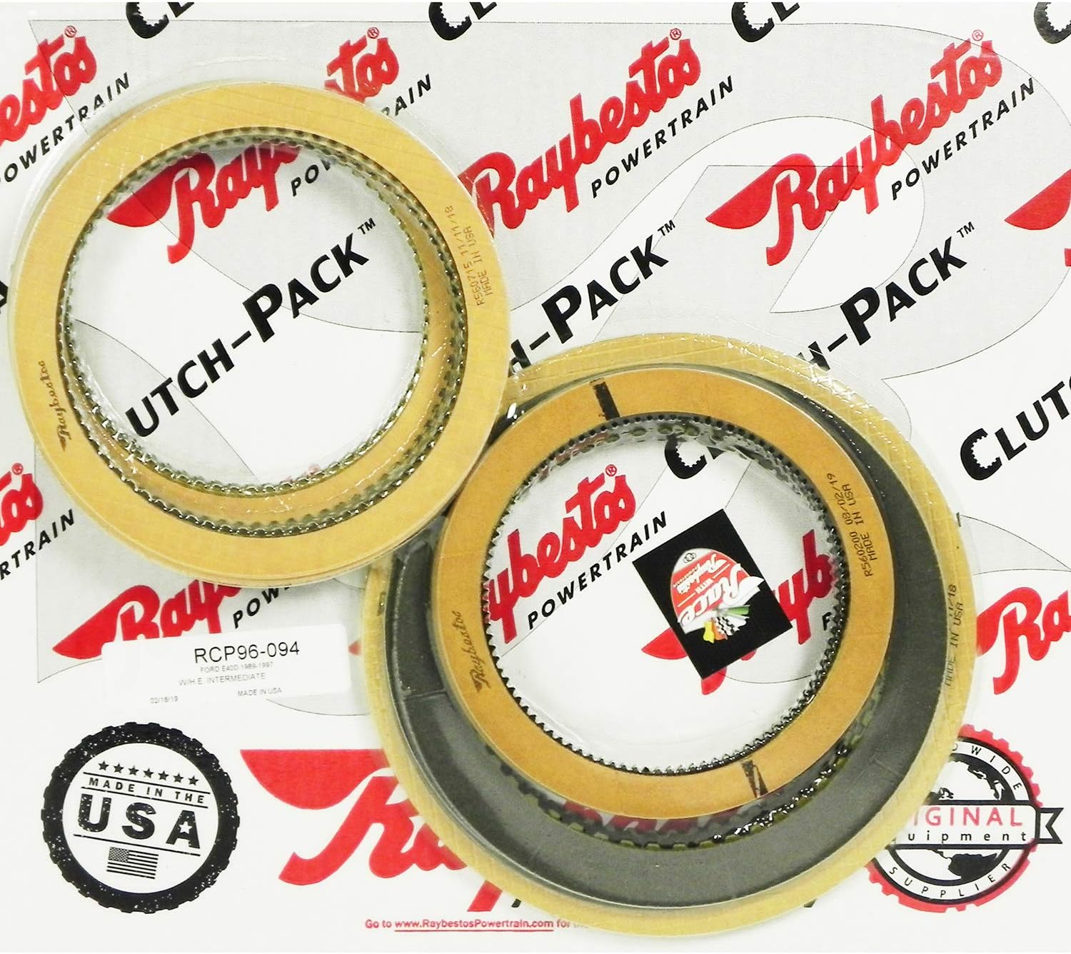 E4OD Friction Clutch Kit - Raybestos 1989-1997 OEM