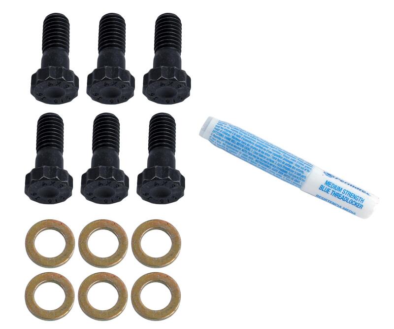 McLeod Bolt Kit 6 3/8-16 X 1.000in Chromoly - Black Oxide 9/16 Hex Head - 1512