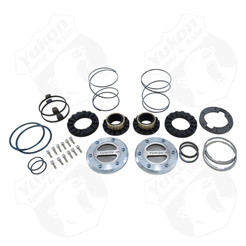 Yukon Gear Hardcore Locking Hub Set for 00-08 Dodge 1-Ton Front w/Spin Free Kit - YHC70009