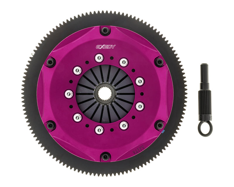 Exedy 1990-1996 Nissan 300ZX Turbo V6 Hyper Triple Cerametallic Clutch Rigid Disc Push Type Cover - NM063SR
