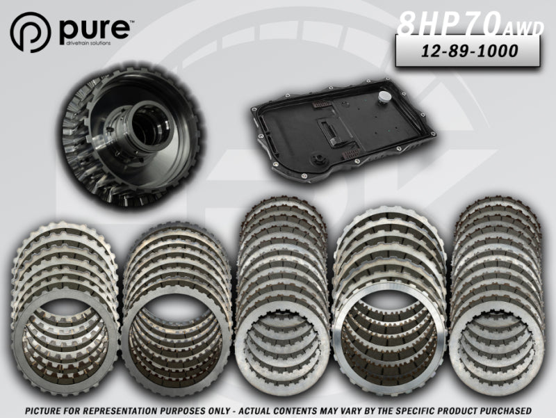 Pure Drivetrain 8HP70 High Performance Transmission Hard Parts Kit - AWD - Stage 1 - 12-89-1000