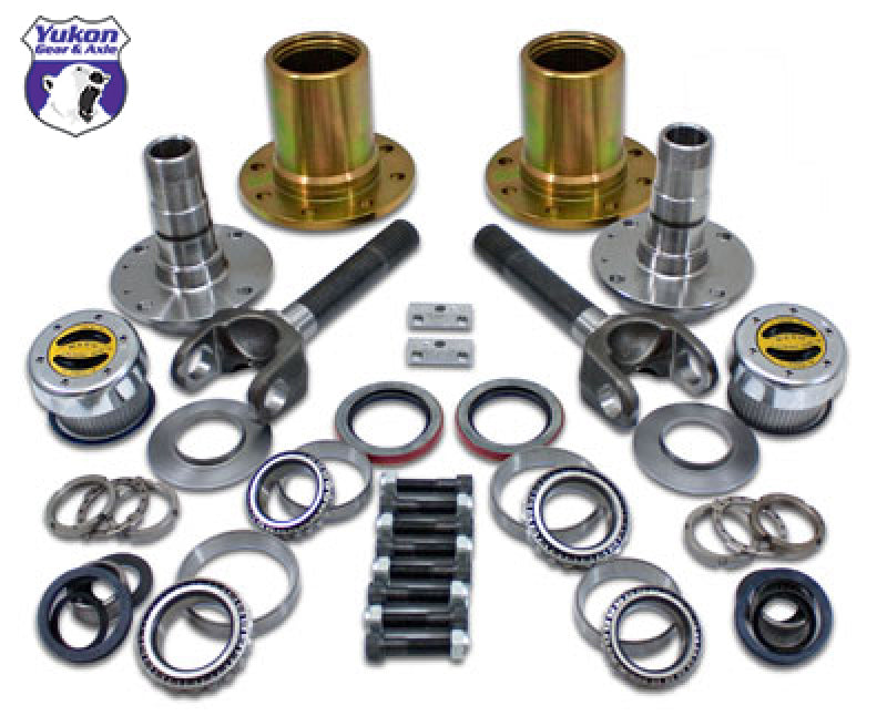 Yukon Gear Spin Free Locking Hub Conversion Kit For Dana 30/Dana 44 TJ/XJ/YJ 27 Spline/5 X 4.5 - YA WU-07