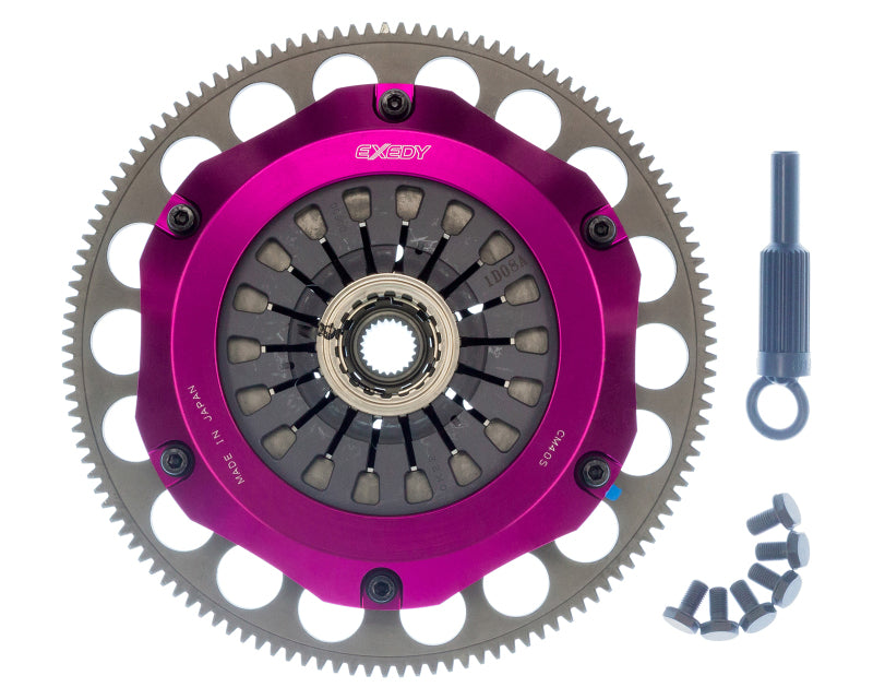 Exedy 1993-1995 Mazda RX-7 R2 Hyper Compe-R Twin Cerametallic Clutch Rigid Center Disc Pull Type - ZM022SBL