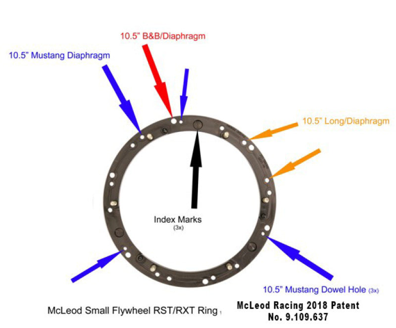 McLeod Racing RST HD Twin - For Small Diameter Flywheel - Black Ring - 1 x 23 Spline - 6913-02MD