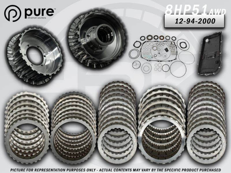 Pure Drivetrain 8HP51 High Performance Transmission Hard Parts Kit - AWD - Stage 2 - 12-94-2000