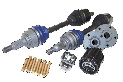 Driveshaft Shop DSS Honda 2001-2003 Civic Si EP 850HP Level 5.9 Axle/Hub Kit (4-Lug Hubs) KS56 - 510409
