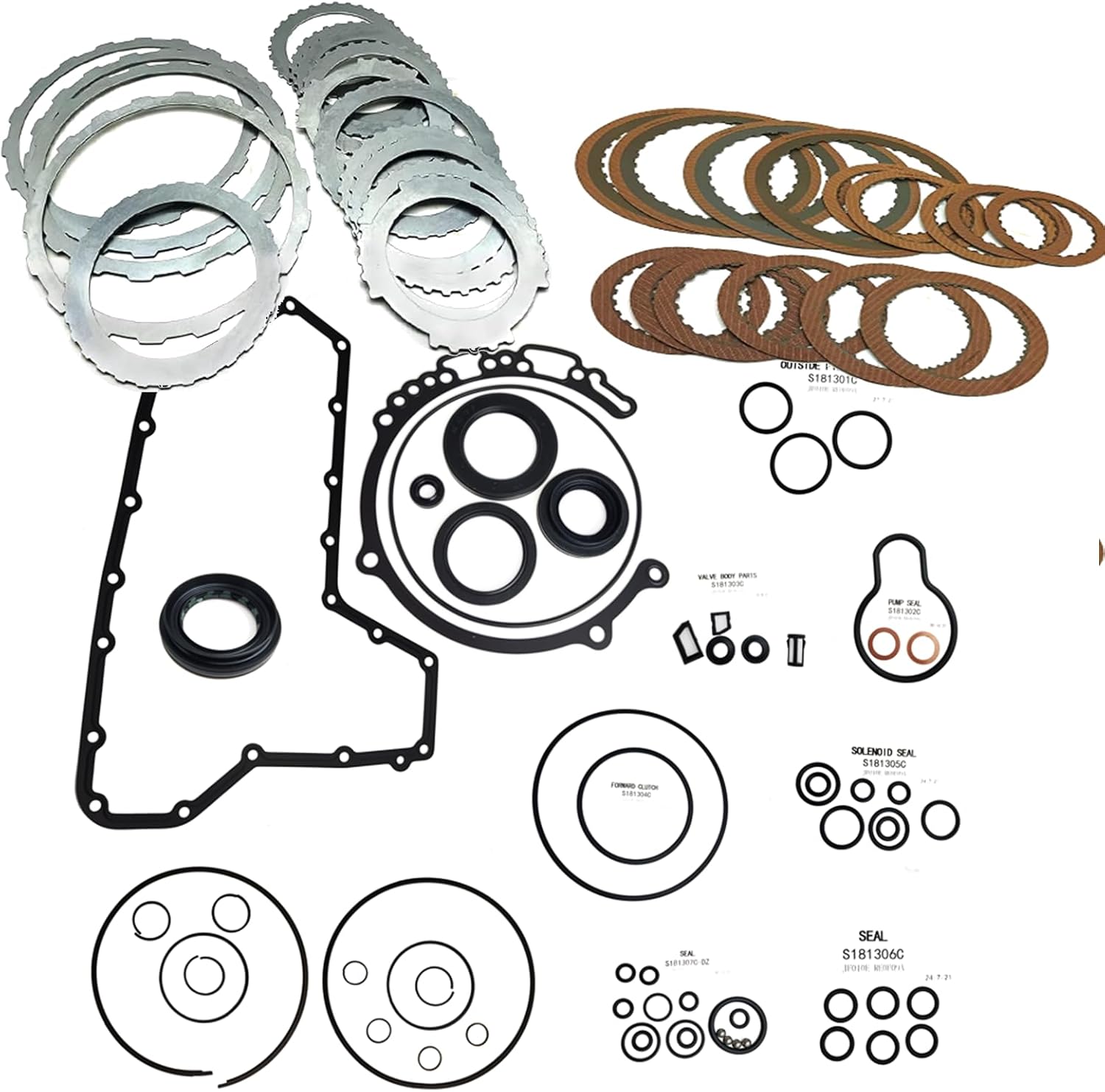 JF506E Master Transmission Rebuild Kit 2.5L OEM