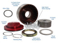 Sonnax Smart-Tech 10-Clutch Drum Kit for POWERGLIDE - 28756-25K