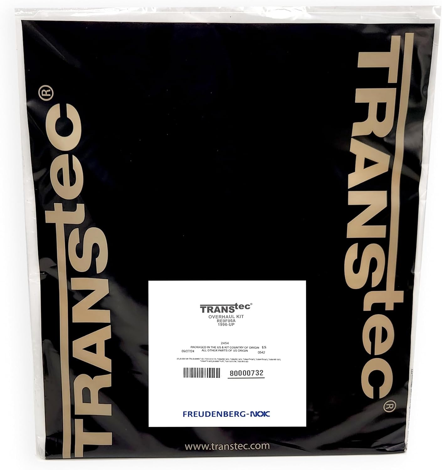 RE0F06A RE0F06A Overhaul Transmission Rebuild Kit 1996-Up OEM