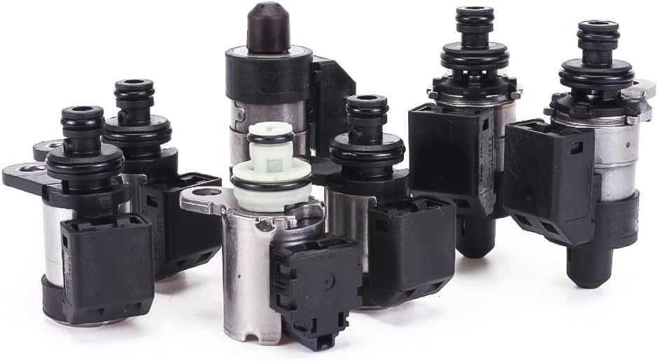 RE5R05A 319411FX02 7pcs Transmission Solenoid Kit Compatible With Nissan Infiniti Hyundai Kia Datsun 2002-2018 OEM