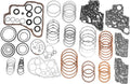 RL4F03A Master Transmission Rebuild Kit OEM