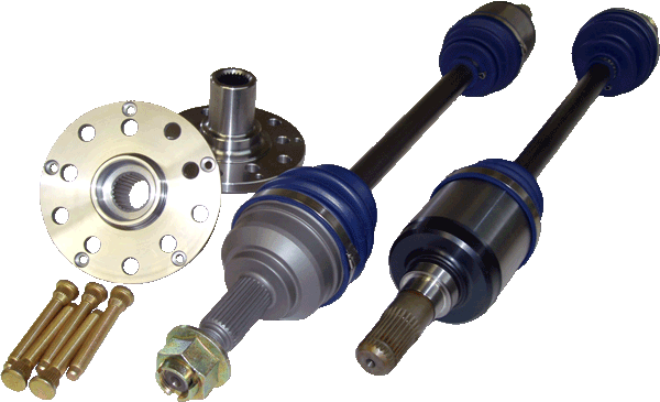 Driveshaft Shop 92-00 Subaru Impreza WRX (GC8) w/ STI R180 Level 5 Rear Axle / Hub Kit - 510341