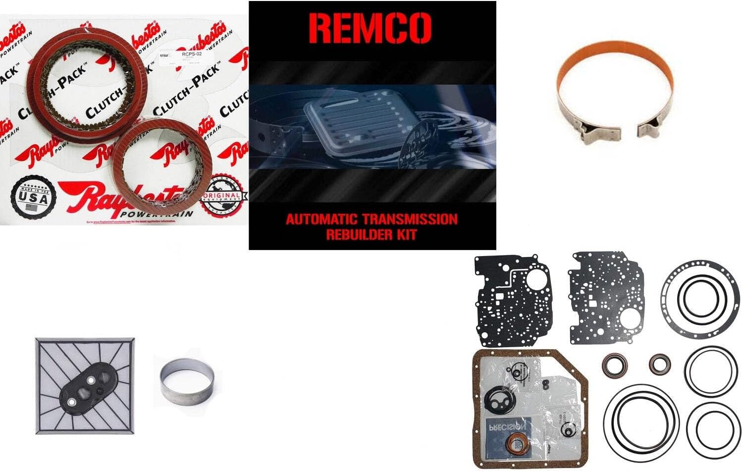 th250 TH250 Stage-1 Overhaul Transmission Rebuild Kit - Raybestos 68-Up OEM