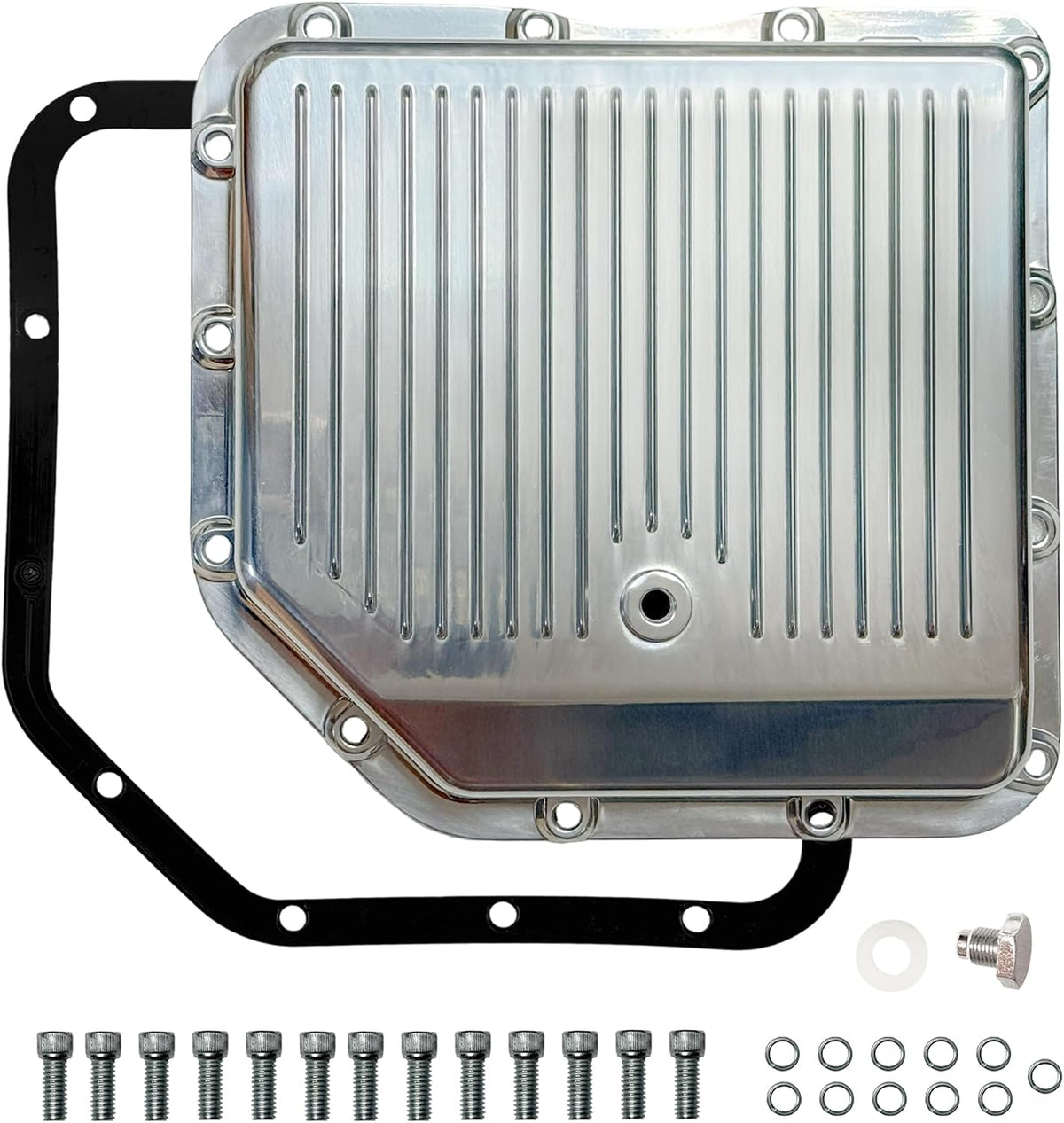 TH350 Aluminum Transmission Oil Pan Kit with Gasket OEM