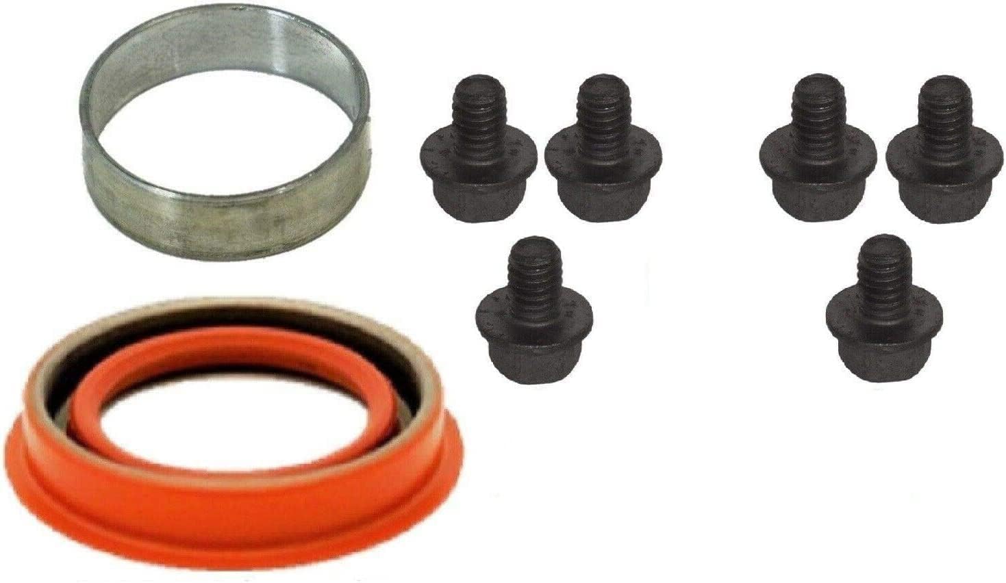 TH350 Front Pump Seal, Bushing & Converter Bolt Kit 1969-1986 OEM