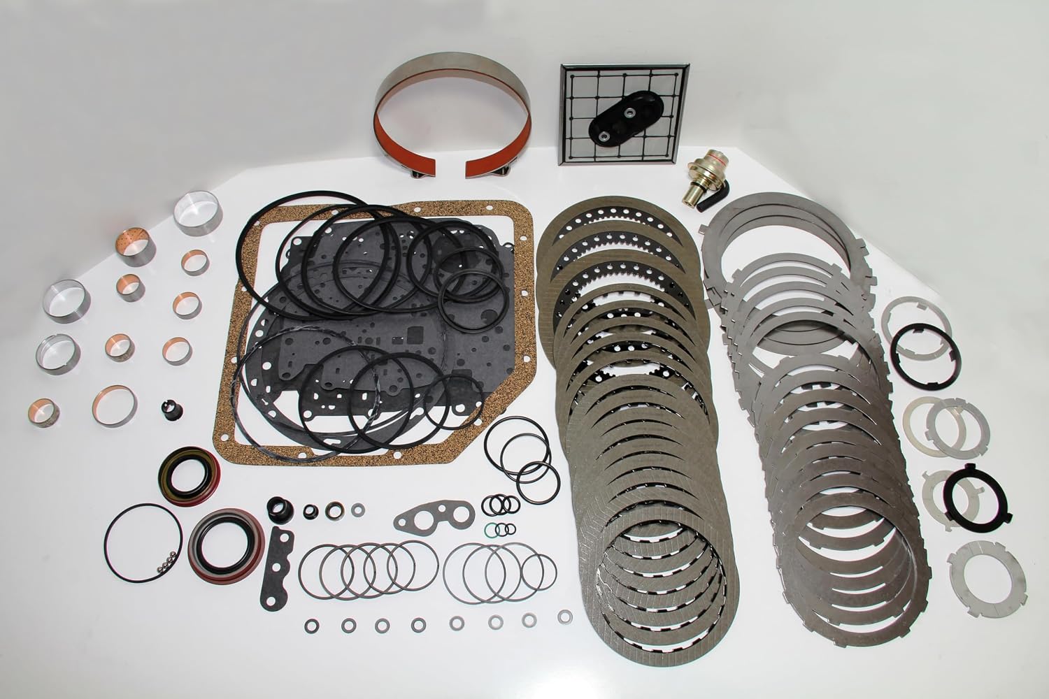 TH350 Stage-1 Master Level 2 Transmission Rebuild Kit - Raybestos OEM