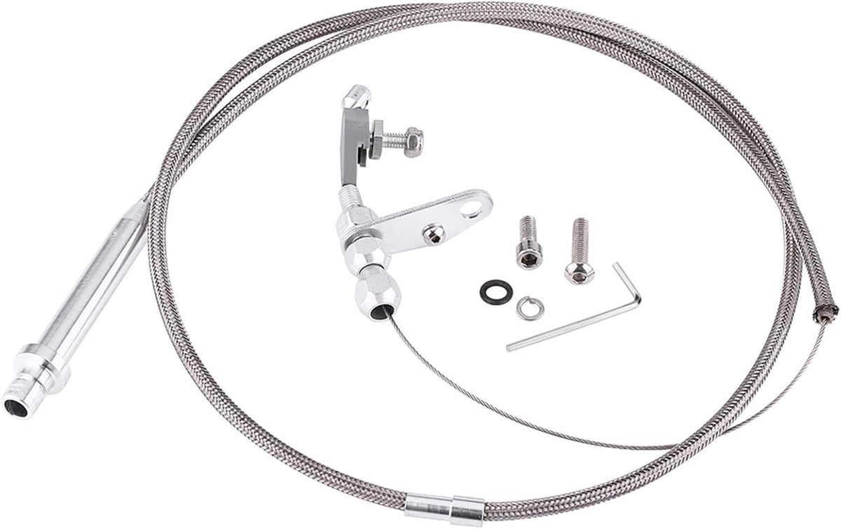 TH350 Stainless Steel Braided Kickdown Cable OEM