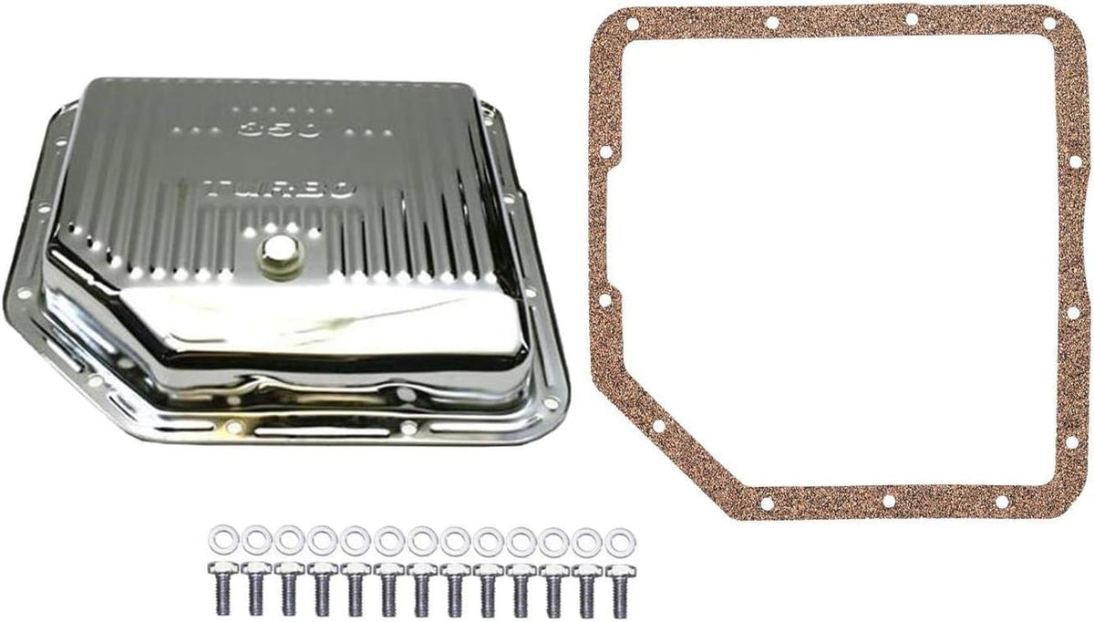 TH350 Stock Capacity Chrome Steel Transmission Oil Pan OEM