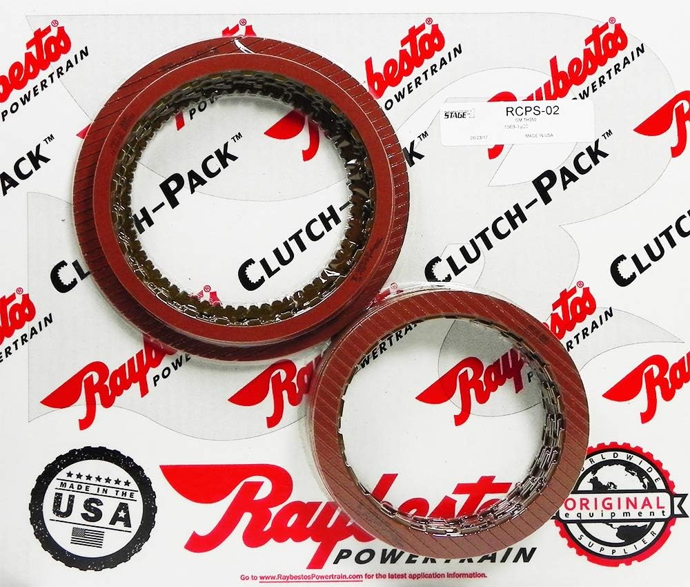 TH350C Stage-1 Friction Clutch Kit - Raybestos 1969-1986 OEM