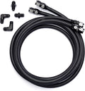 TH400 6AN PTFE Braided Transmission Cooler Lines 7 Ft (2-Pack) OEM