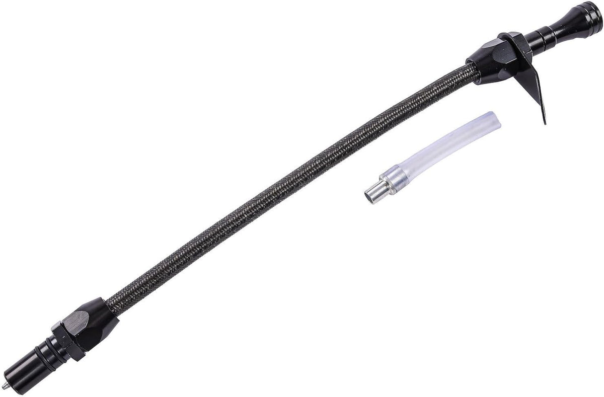 TH400 Flexible Braided Transmission Dipstick Bellhousing Mount JEGS 61690 OEM