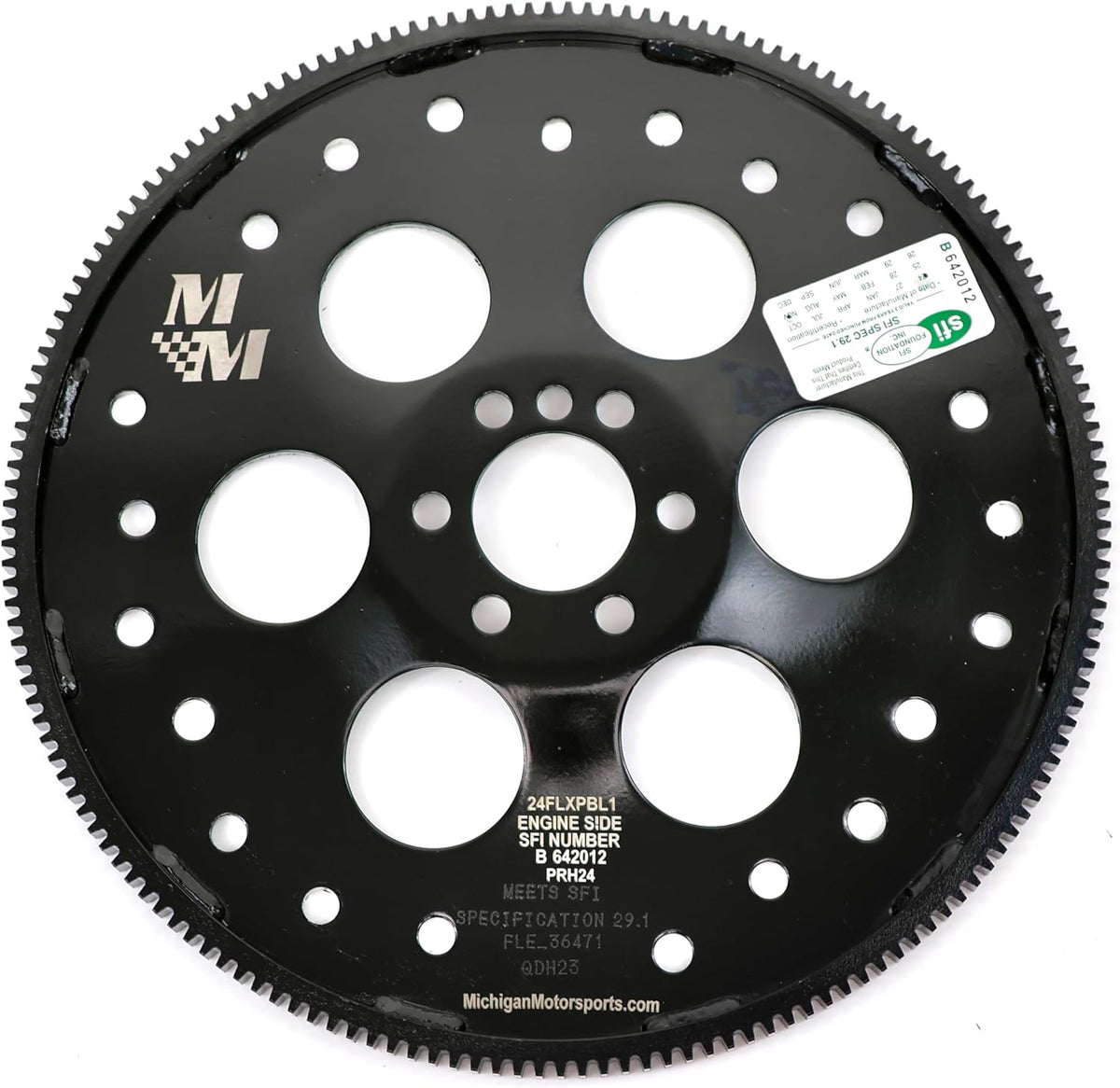 TH400 LS Flexplate 6-Bolt Dished SFI 29.1 Quick-Rev Michigan Motorsports MM24FLXPBL1 OEM