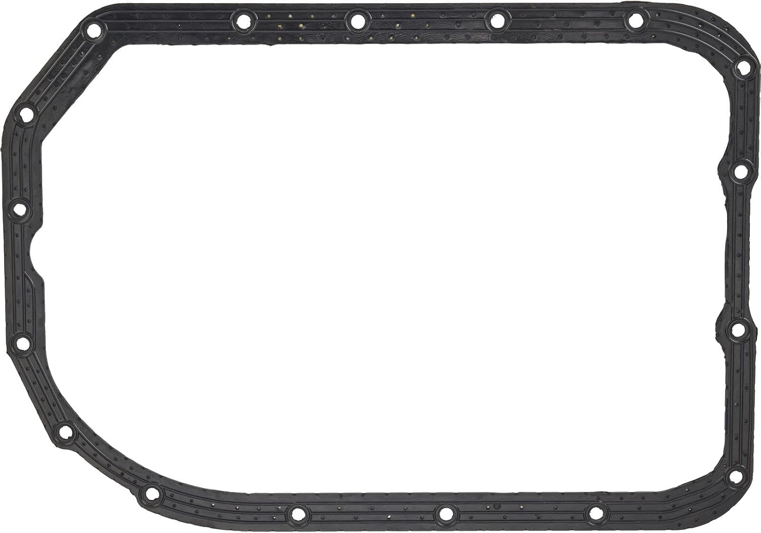 TH400 Transmission Pan Gasket Reusable Steel Core Triple Sealing Ribs, Molded Nitrile Rubber Coating OEM