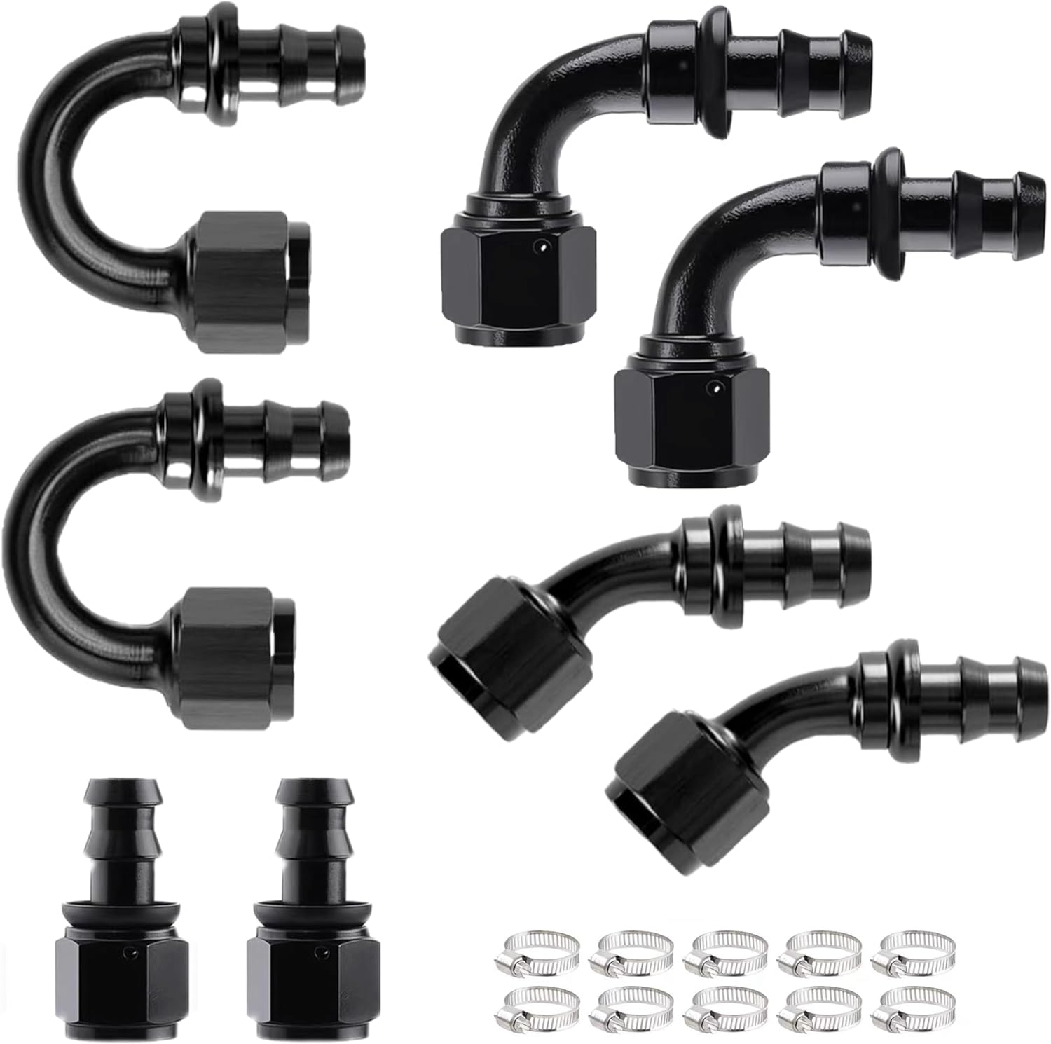 Transmission Cooler Push-Lock Fitting Kit 8 Piece OEM