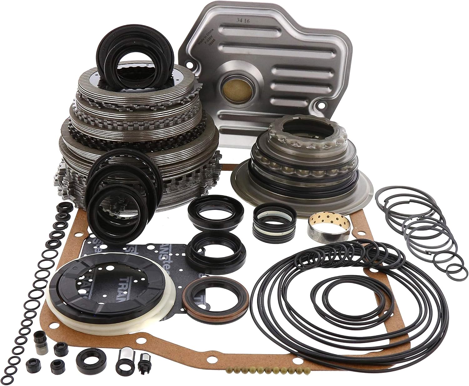 U140E Deluxe Transmission Rebuild Kit with Bonded Pistons 1999-Up OEM