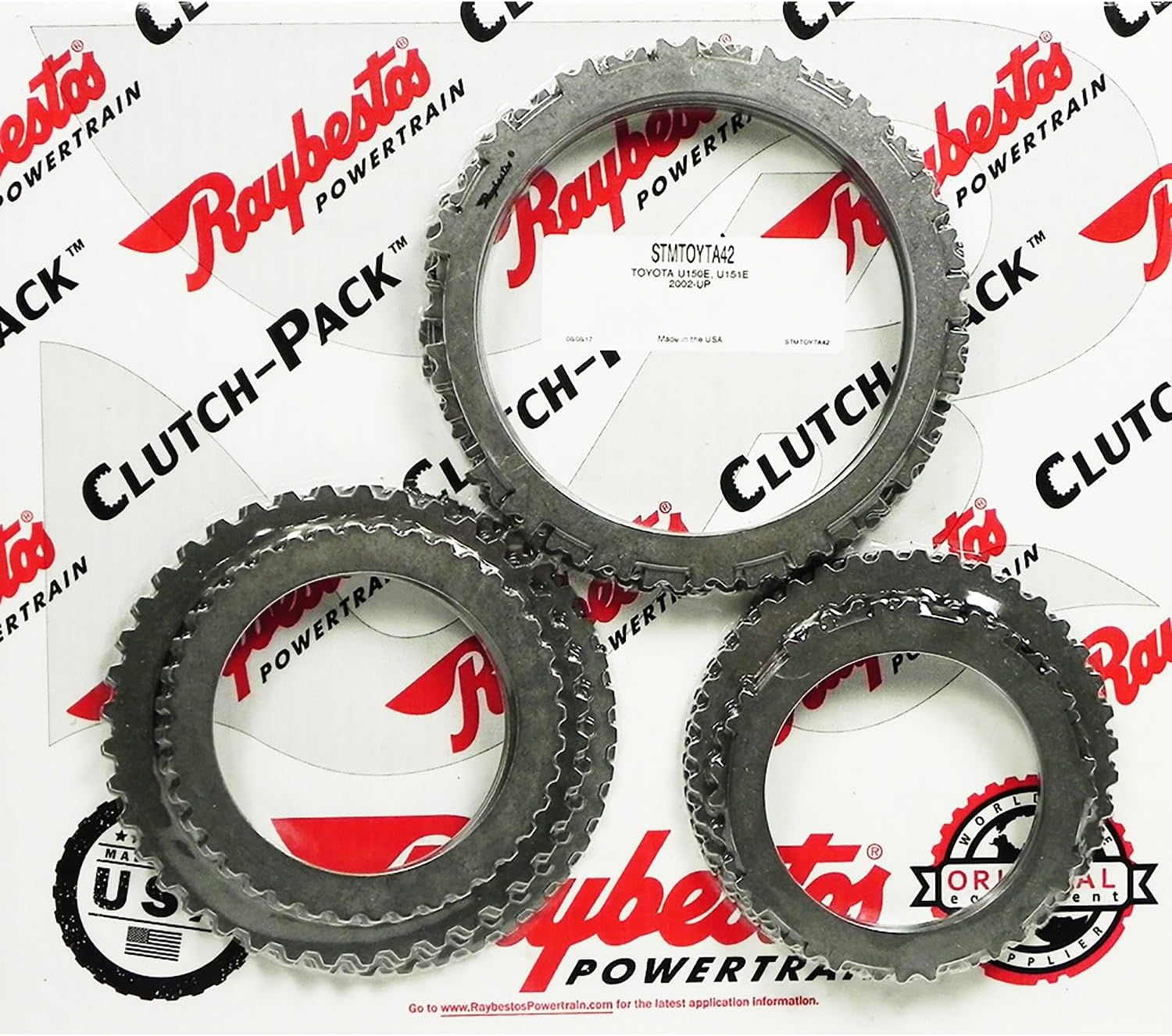 U151 Steel Clutch Plate Kit 2001-Up OEM