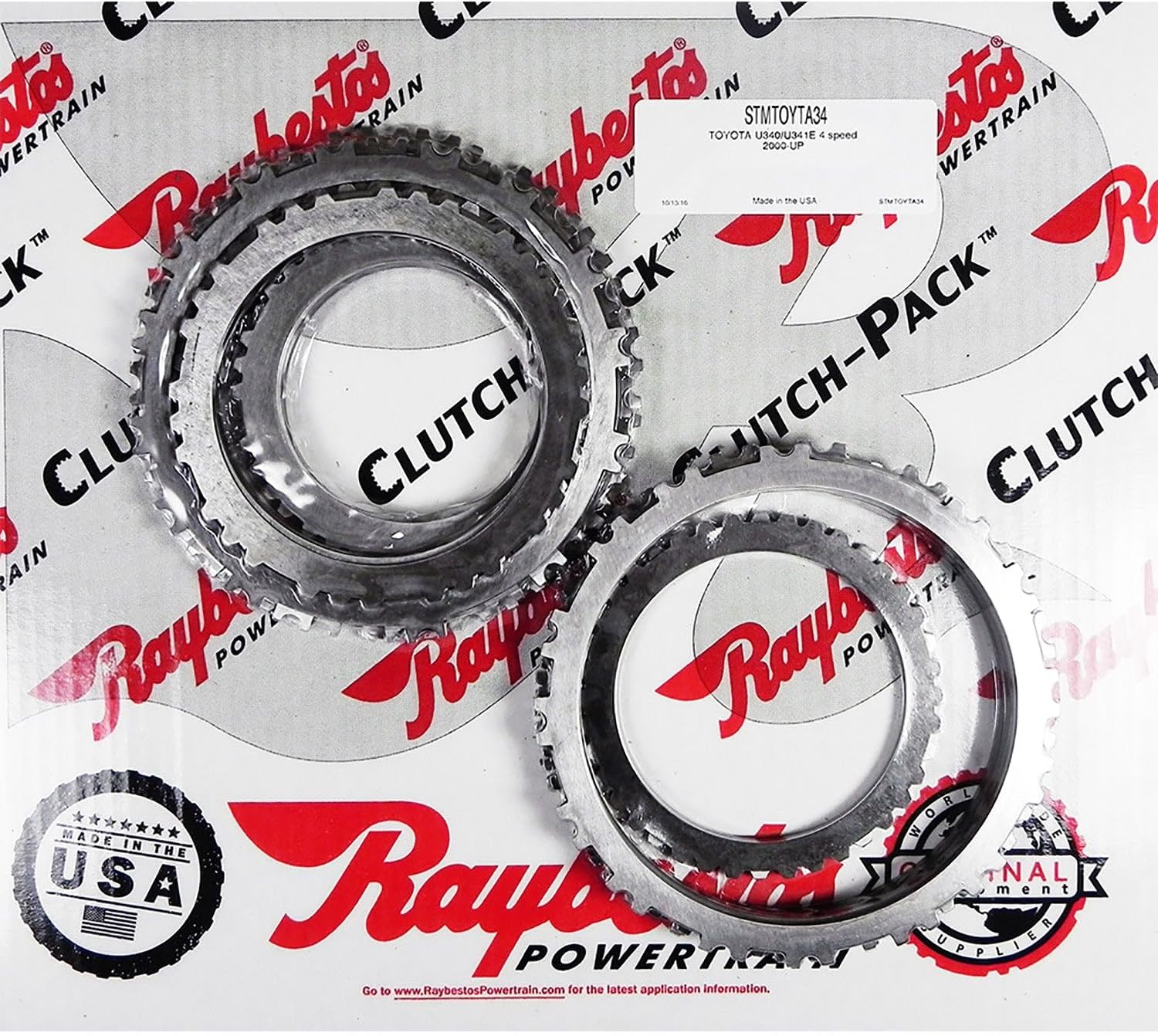 U341E Steel Clutch Plate Kit 1999-Up OEM