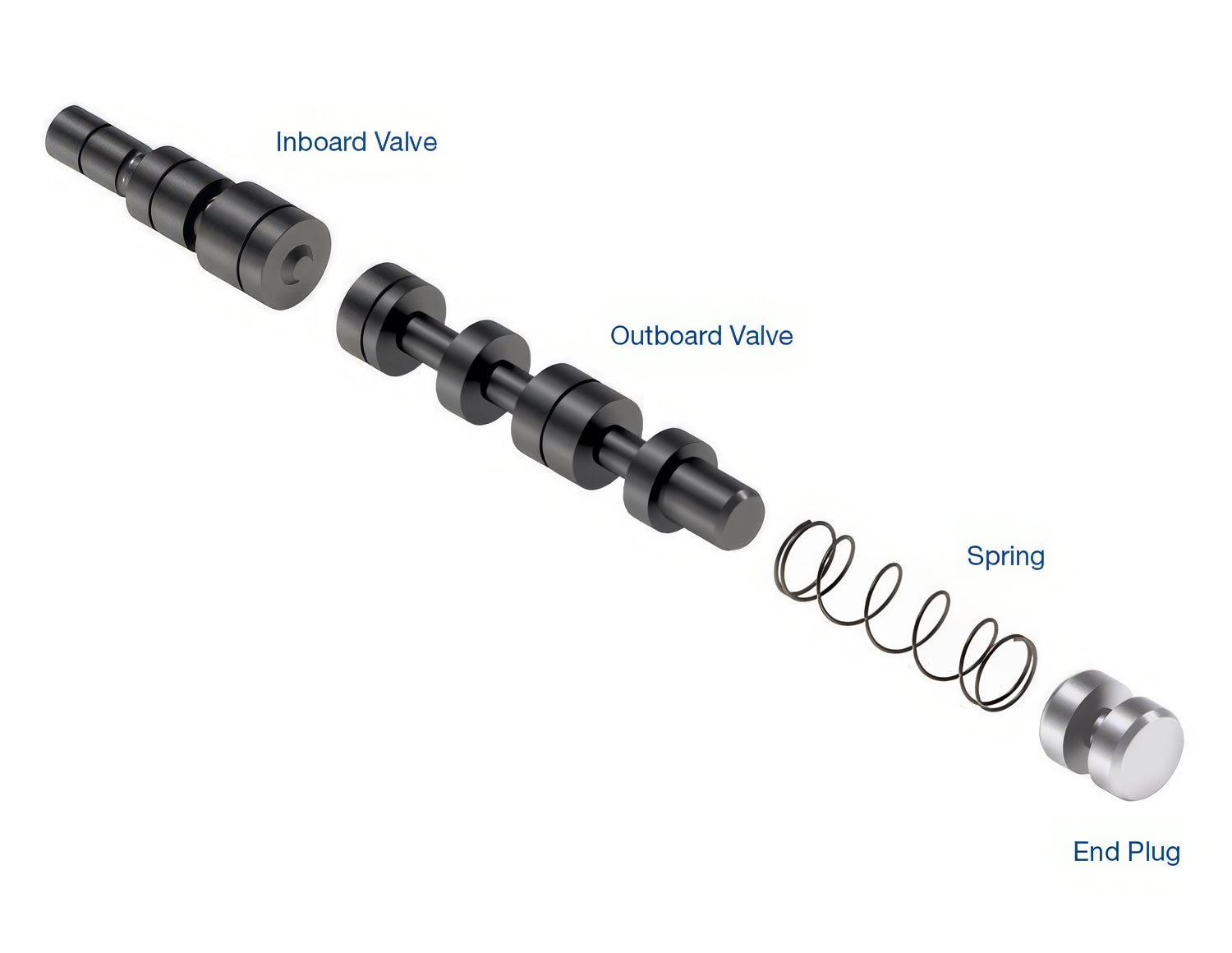 Sonnax Oversized B2 Apply Control Valve Kit for U760E - 47740-27K